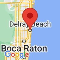 Map of Delray Beach FL US